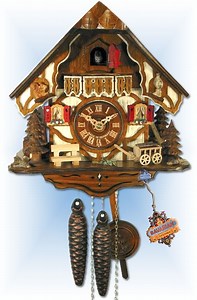 Timberframe Cottage 10" Cuckoo Clock