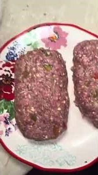 ✨Easy 15 minute air fryer meatloaf! #meatloaf #meatloafdinner #homecooking
