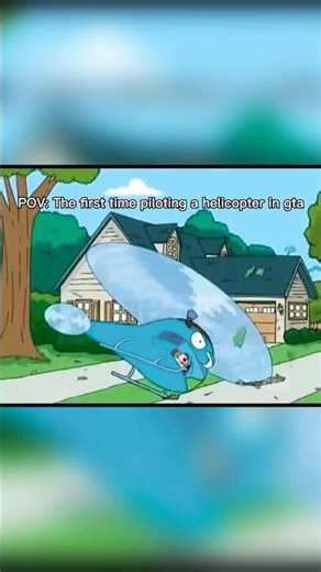 POV: Flying a helicopter for the first time in GTA #memes #familyguy #gaming #gta #gta5 #helicopter