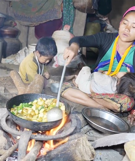 54K views · 783 reactions | Feeding milk to bay by mother Traditional life Village lifestyle #family #village #fblifestyles | Nature Life | Facebook