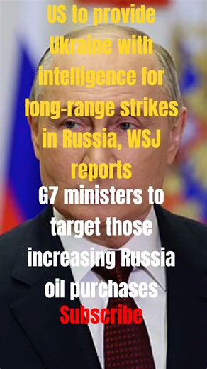 🌍 G7 Warns: Nations Boosting Russian Oil Imports Face Sanctions subscribe my channel