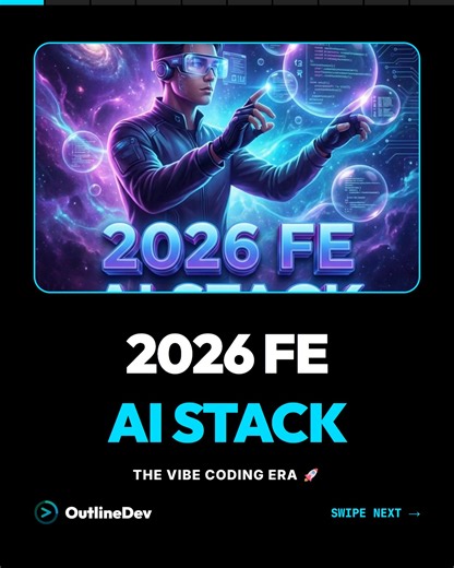 Stop Coding. Start Orchestrating. 🏗️✨" (Alternative: "The 2026 FE AI Power-Stack is here 🚀 POV: It’s February 2026 and you’ve officially stopped writing manual boilerplate. You are now a Front-End Architect. 🏗️✨ The 'Vibe Coding' era has arrived, and if you aren't using multi-agent parallel workflows, you are working 10x harder than you need to. I’ve spent the last month stress-testing the absolute best free-tier tools at OutlineDev to build this ultimate pipeline: 🚀 The Stack: Windsurf: For