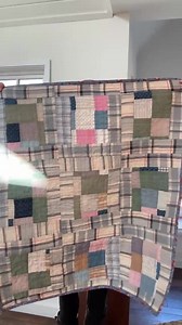 Modern Baby Quilt: Handcrafted Cotton Crazy Quilt, Soft Greens Blues Pinks - Etsy