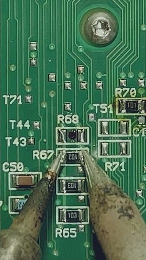 [Slightly Advanced] Tips for Removing Glued SMD Resistors #Shorts
