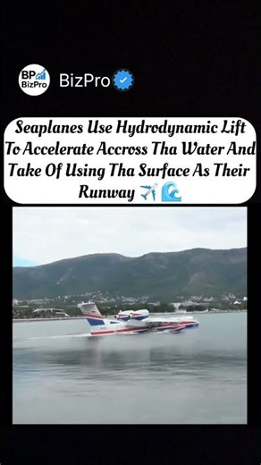 seaplane use Hydrodynamic lift✈️#technology #tech #viral #shorts