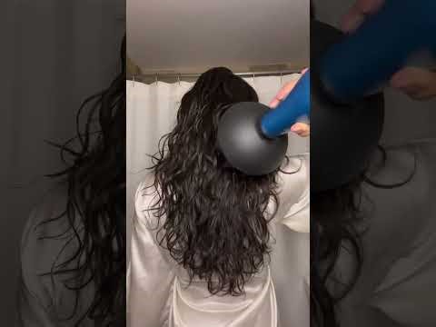 Diffusing Wavy Hair Tutorial | by ‪@sabrinawithlove‬