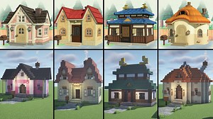 Animal Crossing 2.0 Houses! Minecraft Map