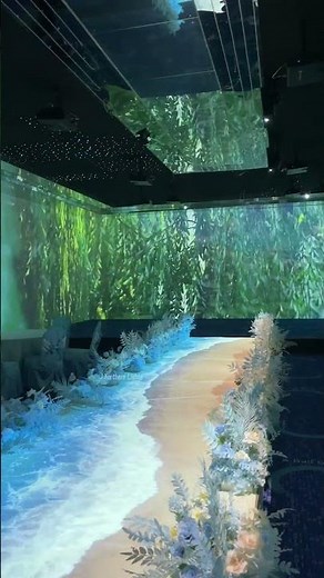 Customized 3D Mapping Interactive wall Projector Immersive Visual Projection With System