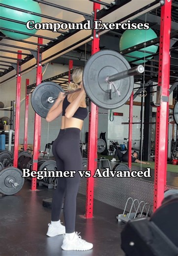 Master the basics, then level up! 🔝💪🏼 Here are key compound exercises broken down with regressions (to grasp the movement pattern) and progressions (to challenge your strength & combat adaptive resistance). Whether you're just starting or ready to push past limits, there's a version for you! 🫵🏼 #gym #fitness #gymmotivation #fitnessmotivation #gymrat #workoutroutine #gymgirl #womenwholift #workout #gympartner #buildstrength #formmatters #movement #progression #regression #beginnerworkout #ad