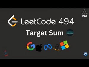 Leetcode 494 🔥 Target Sum | Recursion + Memoization + Subset Sum Trick | Java DP Handwritten