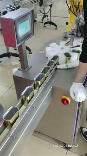 Meat paste canning line #machine