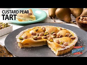 How to Make a Custard Pear Tart