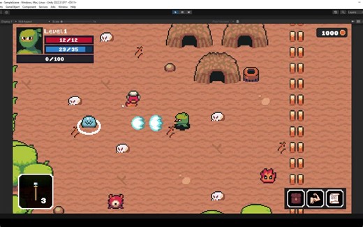 使用 Unity 制作 2D RPG 游戏- Learn how to create a 2D RPG game with Unity 2023-11