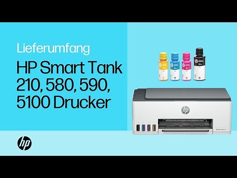 Auspacken und Einrichten | HP Smart Tank 210 580 590 5100 Drucker | HP Support
