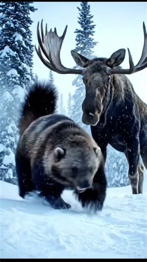 Wolverine vs The Wild: The Most Fearless Predator on Earth!” #epicshowdown #wildlifeentertainment