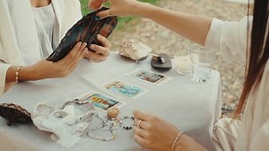 Bald Fortune Teller Reading Tarot Cards Stock Footage Video (100% Royalty-free) 1101648655 | Shutterstock