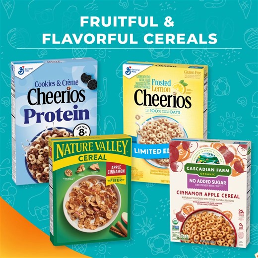 680 reactions · 37 shares | Dive into our new lineup bursting with crave-worthy cereals, salty snacks and sweet treats made for sunny days. ☀️ | General Mills | Facebook