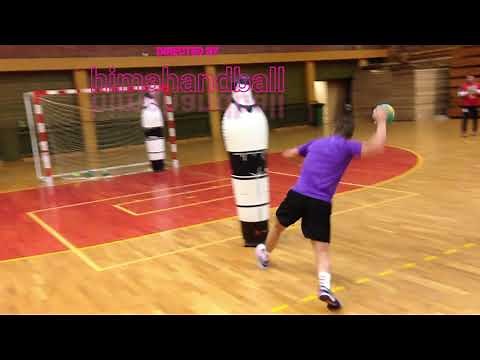 Back line shooting exercises Norwegian Handball School