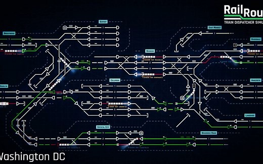 【Rail Route】【路轨】全自动调度演示
