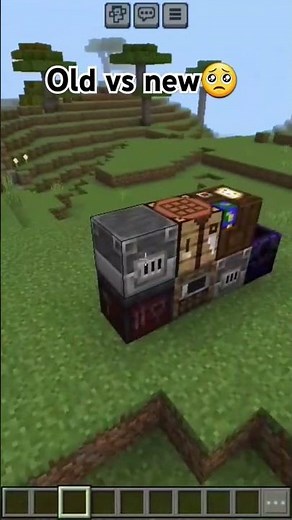 Old vs new🥺 #minecraft #epicdipic #shortsviral