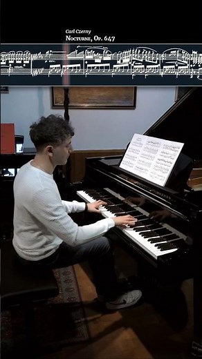 Liszt’s piano teacher, Czerny – still one of the most underrated composers. 🎹 #Czerny #Nocturne