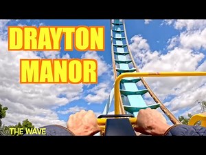 Drayton Manor Theme Park Roller Coaster Compilation - The Wave - Gold Rush & Accelerator ON RIDE POV