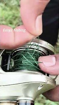 Baitcastreel braided line lock /slipping problem #shorts #baitcasting #howtouse #fishingtips