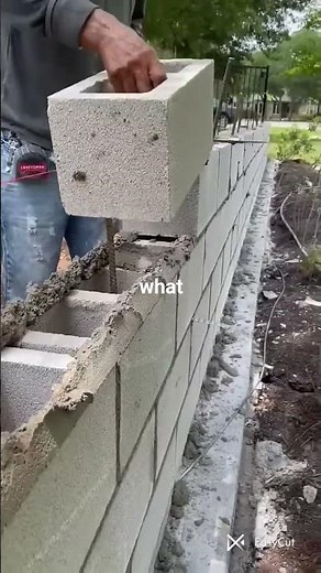 how to install hollow structural blocks🧱⛪️#bricklaying #brickwork #block #construction