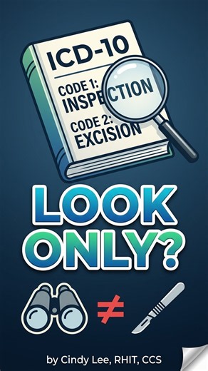 The 'Look Only' Rule for Medical Coding #CCSExam #MedicalCoding #ICD10PCS