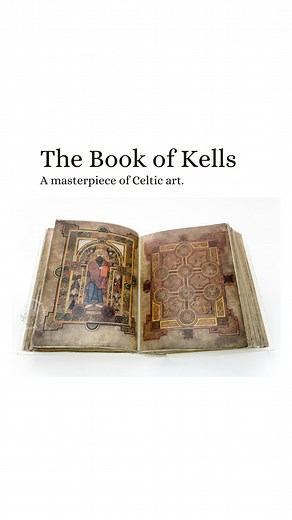 4K views · 6K reactions | The Book of Kells is a masterpiece of...