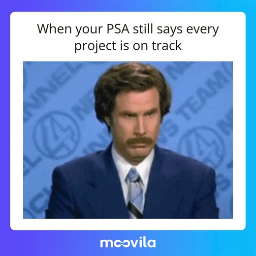The client added two months of work last week. Half the team has the flu. The other half is snowed in. If your system still says the project is on track, your timeline isn’t accurate. You need a project tool that adapts to change, automatically updates affected dates, and flags risk so statuses reflect reality. Get project timelines you can trust with Moovila 🐮💜 | Moovila