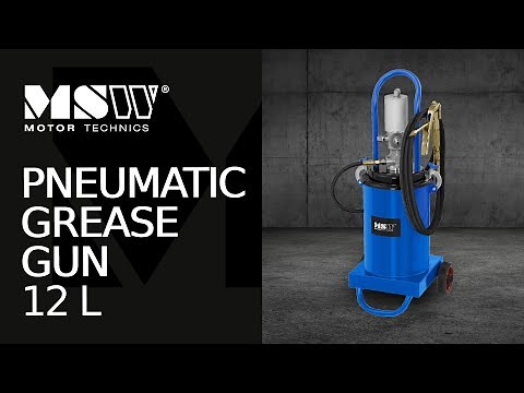 Pneumatic Grease Gun MSW Motor Technics Model: PRO-G 12 | Product presentation