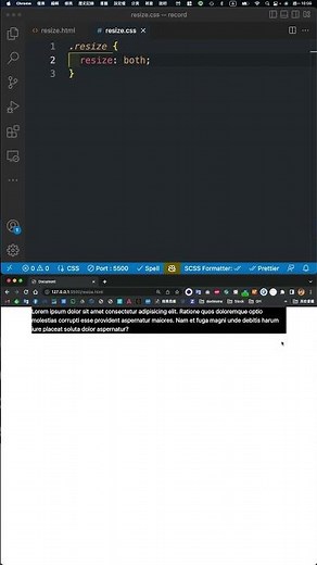 不透過 JS 也能調整 HTML 元素尺寸，好用的 CSS Resize (可點擊 CC 字幕）- 六角學院 #前端 #網頁設計