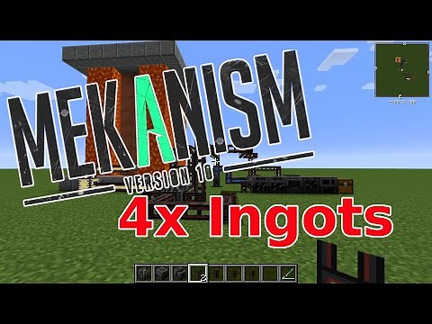 Minecraft Mekanism Tier 3 Ore Processing (4x Ingots per Ore) Tutorial