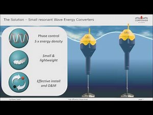 13 - Resonant Wave Energy Converter by CorPower Ocean: Sweden - 2016 Ocean Exchange Finalist