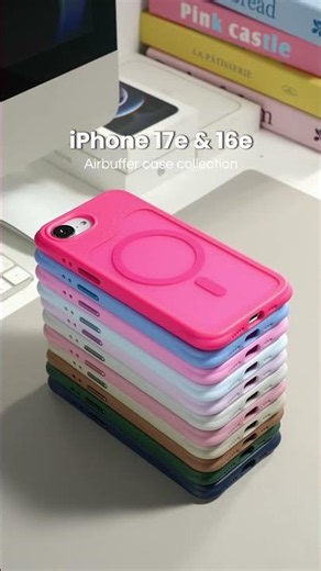 iPhone 16e & 17e | Airbuffer Case Lineup #iphone17e #iphone16e #phonecase #ornarto #magsafe #fyp