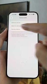 How do I set up my iPhone camera?