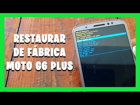 🥇 Hard reset MOTO G6 Plus (Format / Restore)