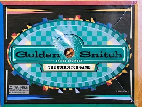 Golden Snitch Quidditch Board Game - Lets Review!