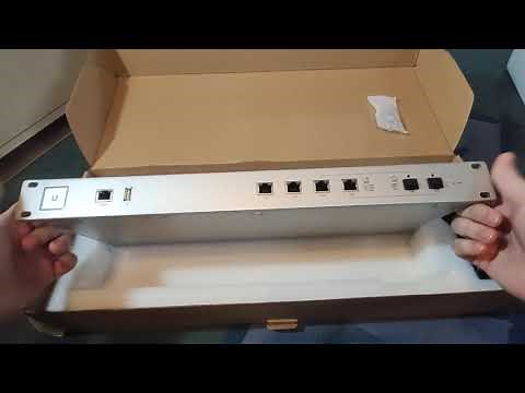 Unboxing and overview of UniFi USG-PRO-4