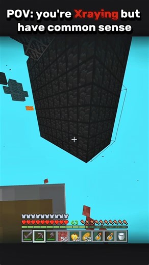 POV: You’re X-Raying… But the Admin Is Watching 😳 | Minecraft Shorts