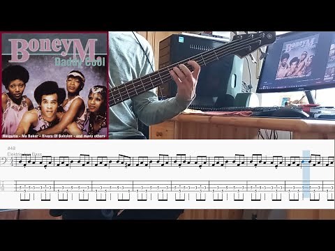 Ma Baker - Boney M (4 String Bass Cover with Tabs)