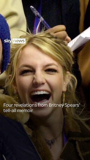 Britney Spears’ memoir gives an insight into her stage career, her relationship with Justin Timberlake, friendships with stars including Madonna and Paris Hilton, and her breakdown in 2007. 🔗 Click the link in bio to read more #britney #spears #memoir | Sky News