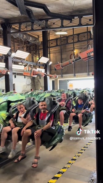 Explore the Raptor Wingcoaster Station at Gardaland