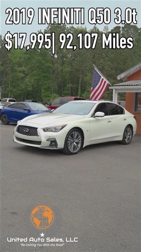2019 INFINITI Q50 3.0t SPORT – Turbo Luxury Sedan