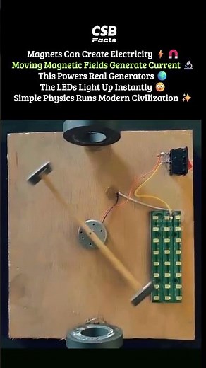 How Magnets Create Electricity ⚡🧲