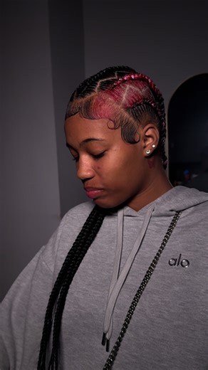 Zig Zag Stitch Braids for Pink Friday