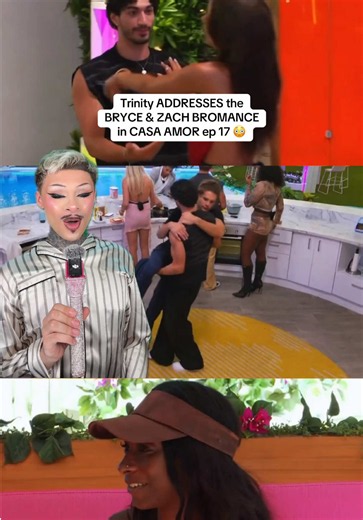 Trinity addresses Bryce & Zach’s bromance 😳👀… #LoveIslandUSA #bryce #zachgeorgio #bryceandzach #TikTokConfessionalContest