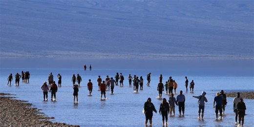 NASA satellite shows just how big Death Valley's ghost lake really was