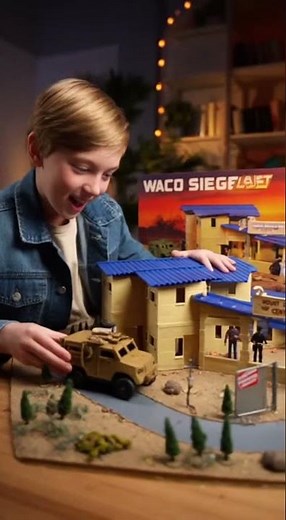 The all new Waco Siege play set! Coming soon to a store near you!
